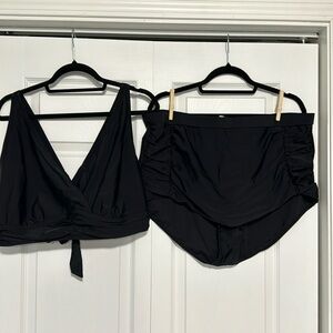 Black bikini swim suit